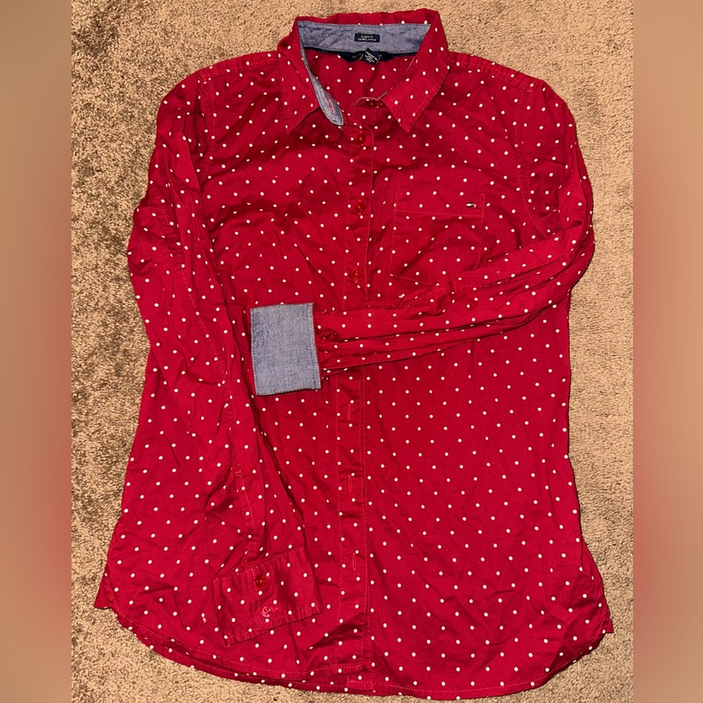 Tommy Hilfiger red shirt